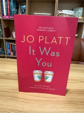 Jo Platt "It Was You" Paperback - Bright Red Cover